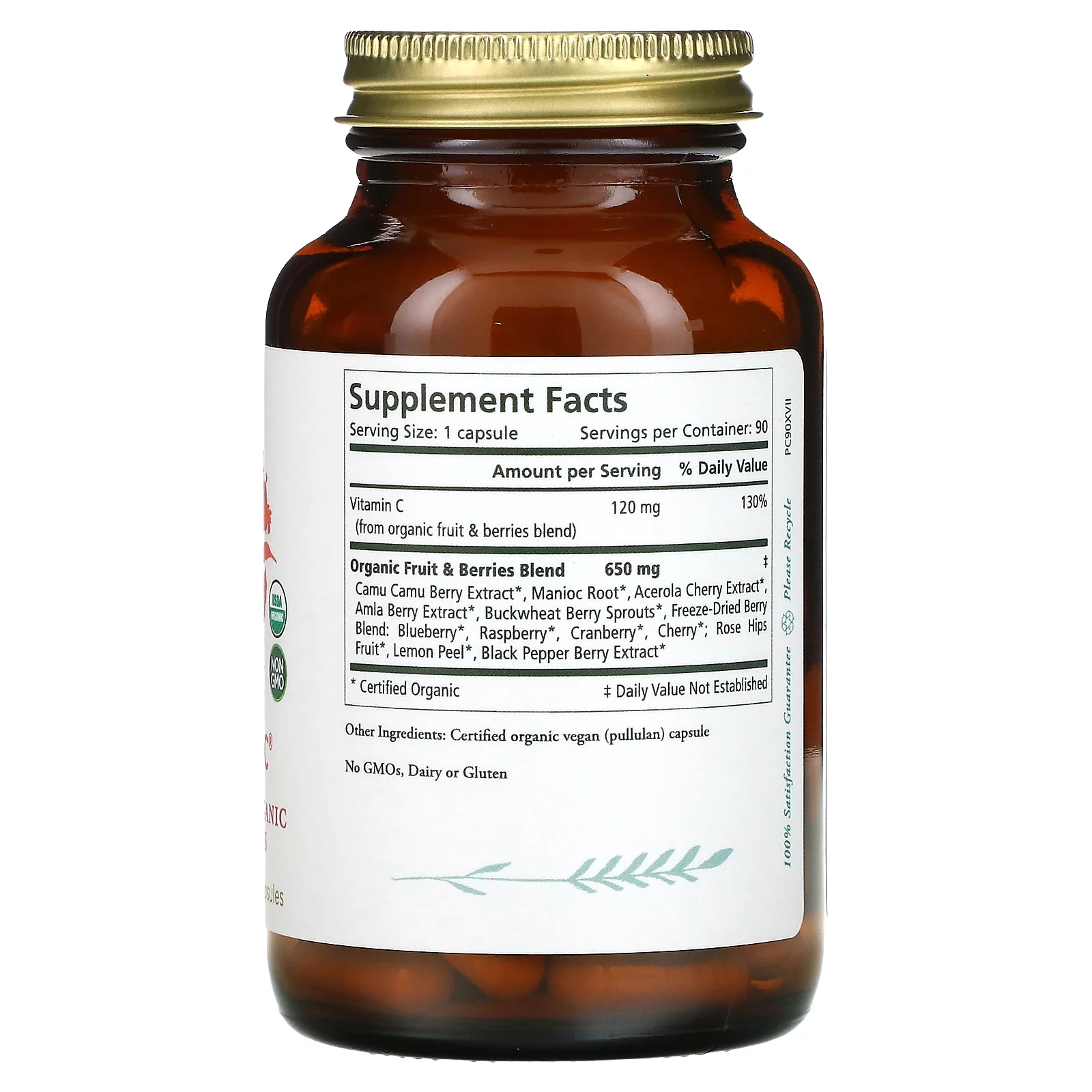 Pure Radiance C 650 mg - 90 Vegetable Capsules by The Synergy Company