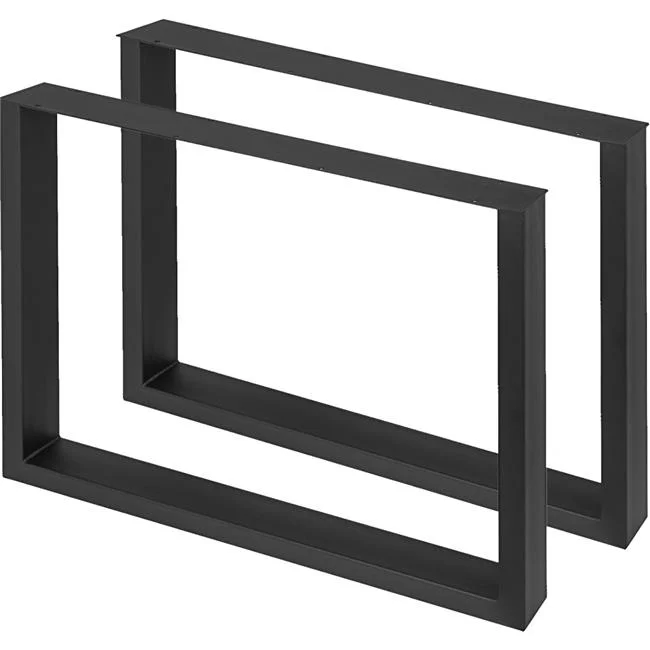 Vevor ZTHS800X720MM0001V0 28 x 31 in. Dining Table Legs, Black - Set of 2