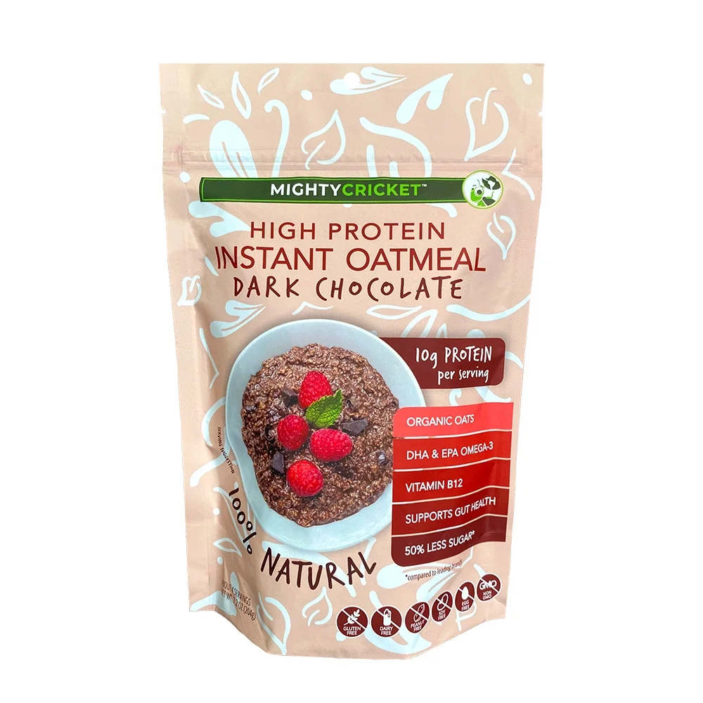 MIGHTY CRICKET Dark Chocolate High Protein Oatmeal