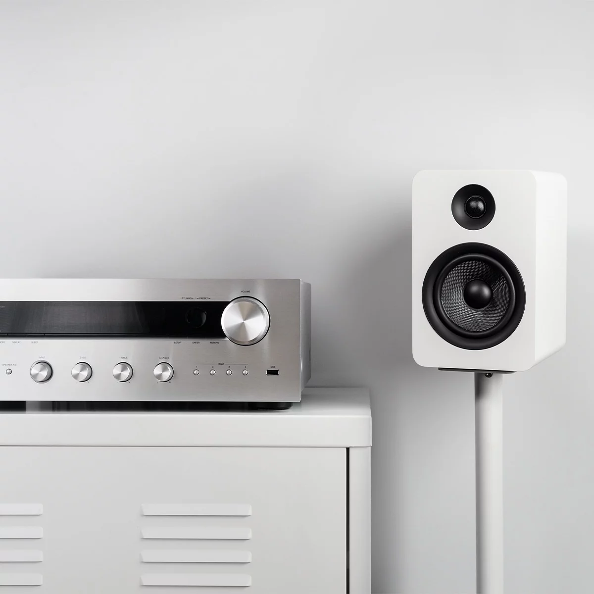 Kanto YUP6 Passive Bookshelf Speakers with 1