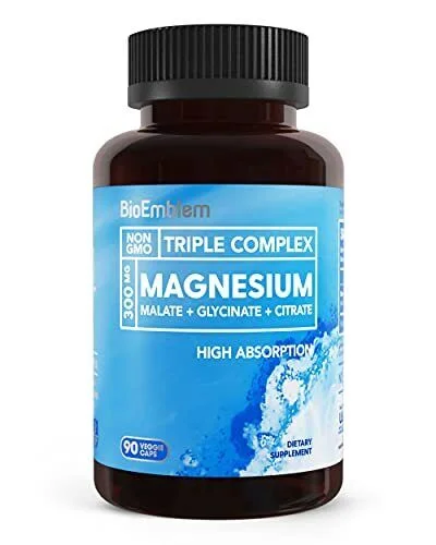 Triple Magnesium Complex | 300mg of Magnesium Glycinate 90 capsules