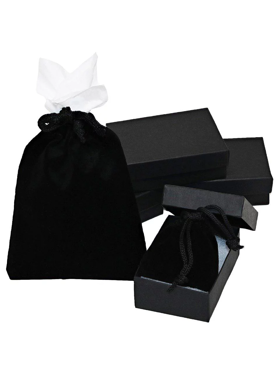 Mens Two-Tone Stainless Steel Black IP Layered Band - Mens Ring