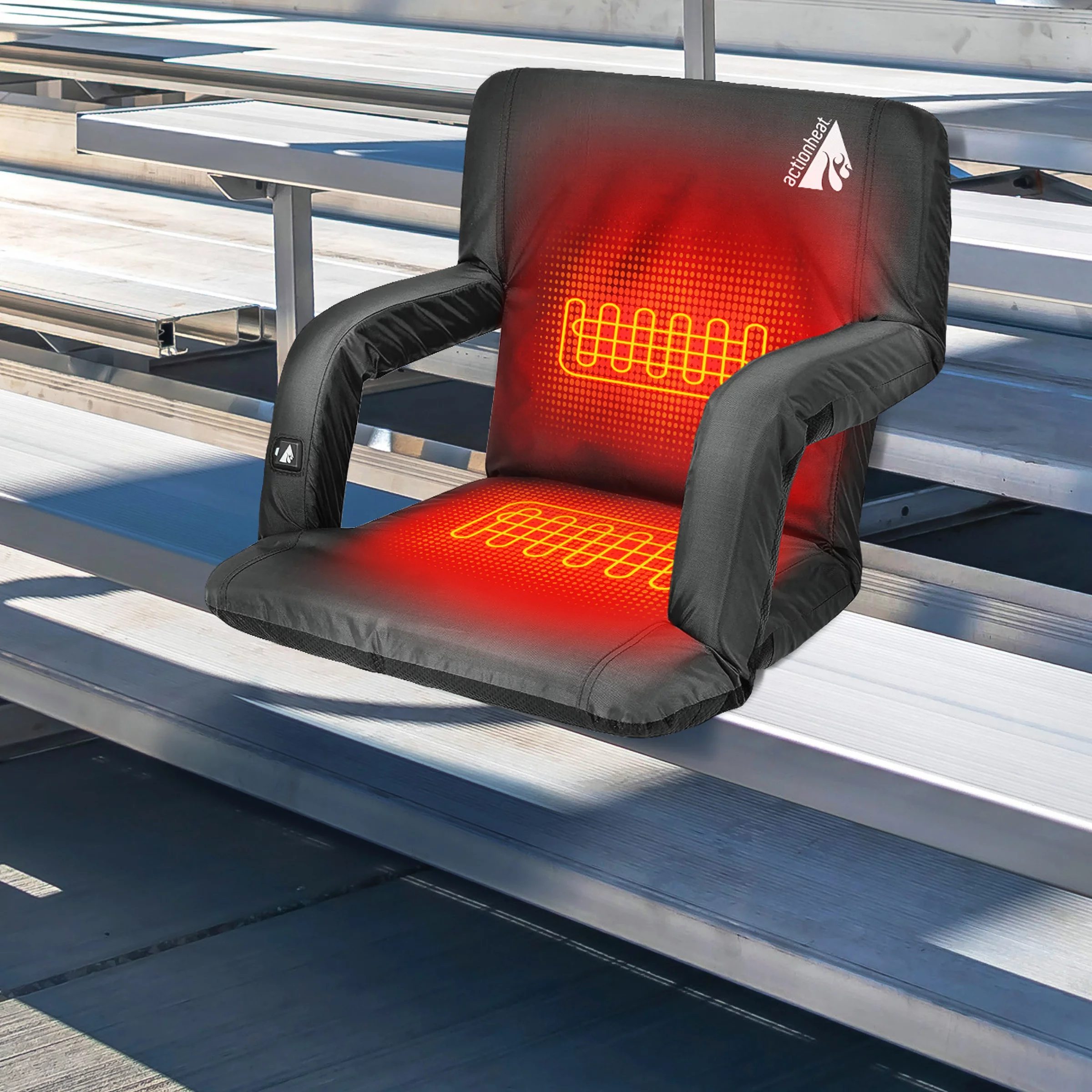 ActionHeat Heated 5V Folding Bleacher Seat