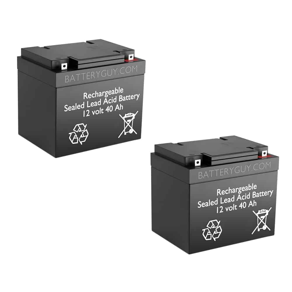 BatteryGuy Pride Victory Sport (S710DXW) replacement 12V 40Ah battery - BatteryGuy brand equivalent (Qty of 2)