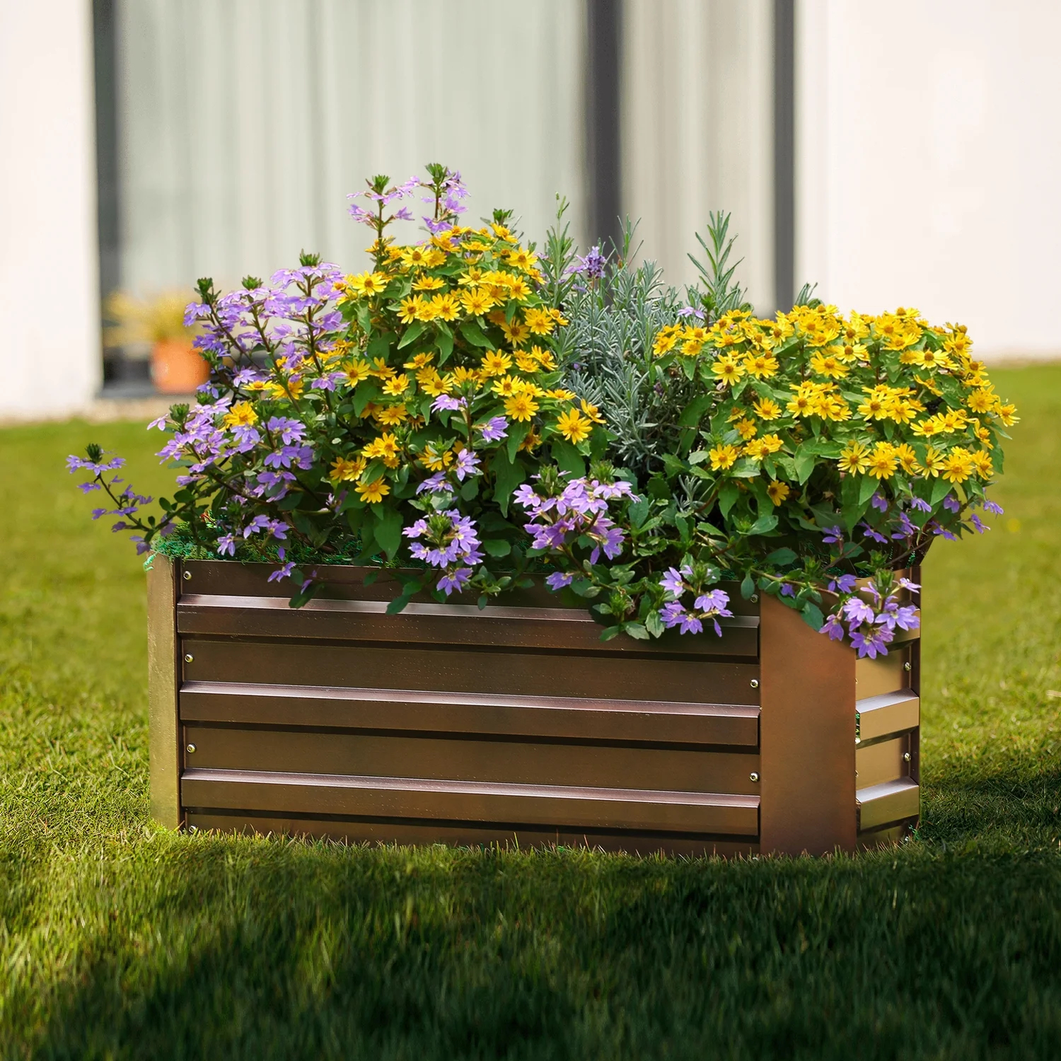 HomeStock Global Greatness Brown Metal 32