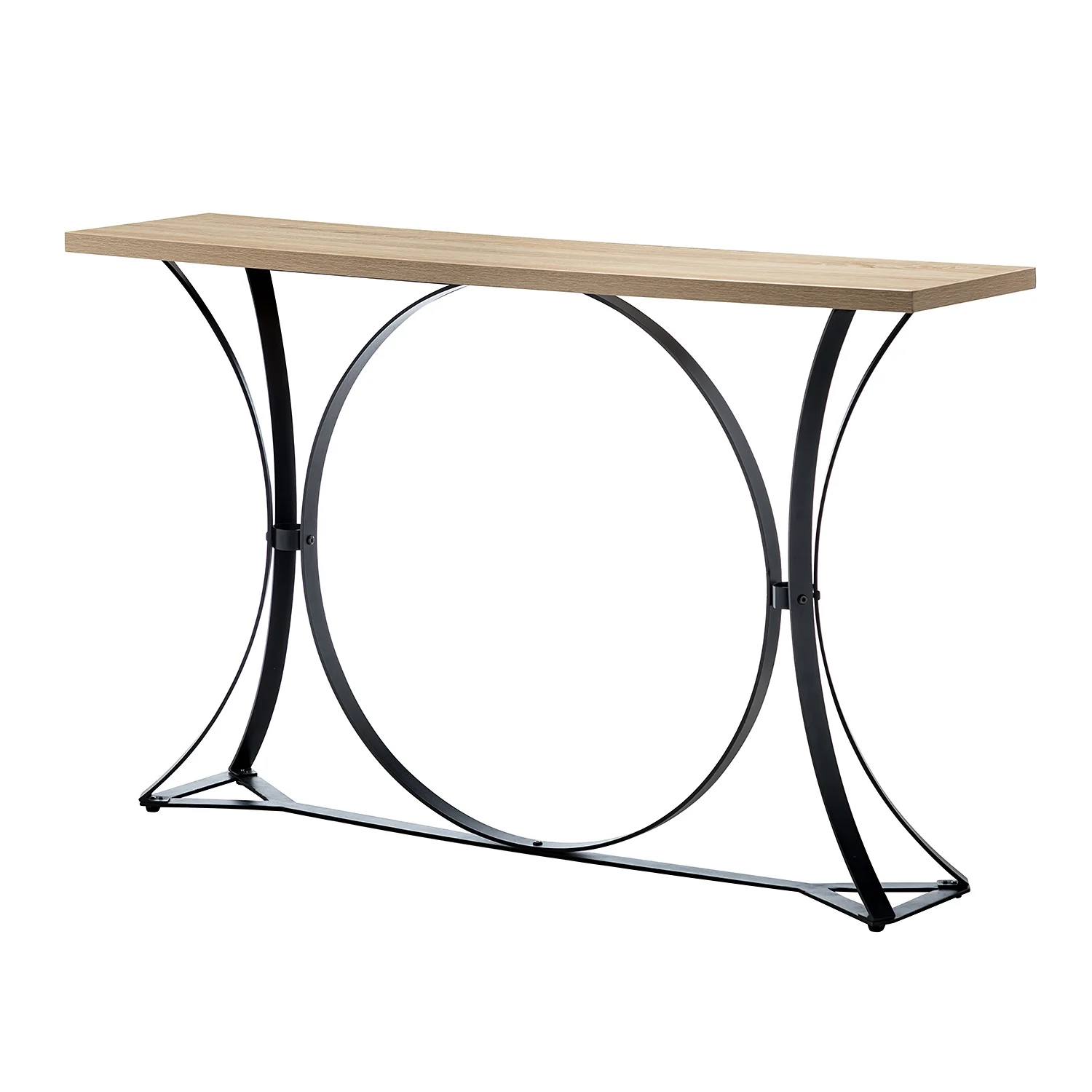 Maurice 47' Contemporary Console Table with Metal Base