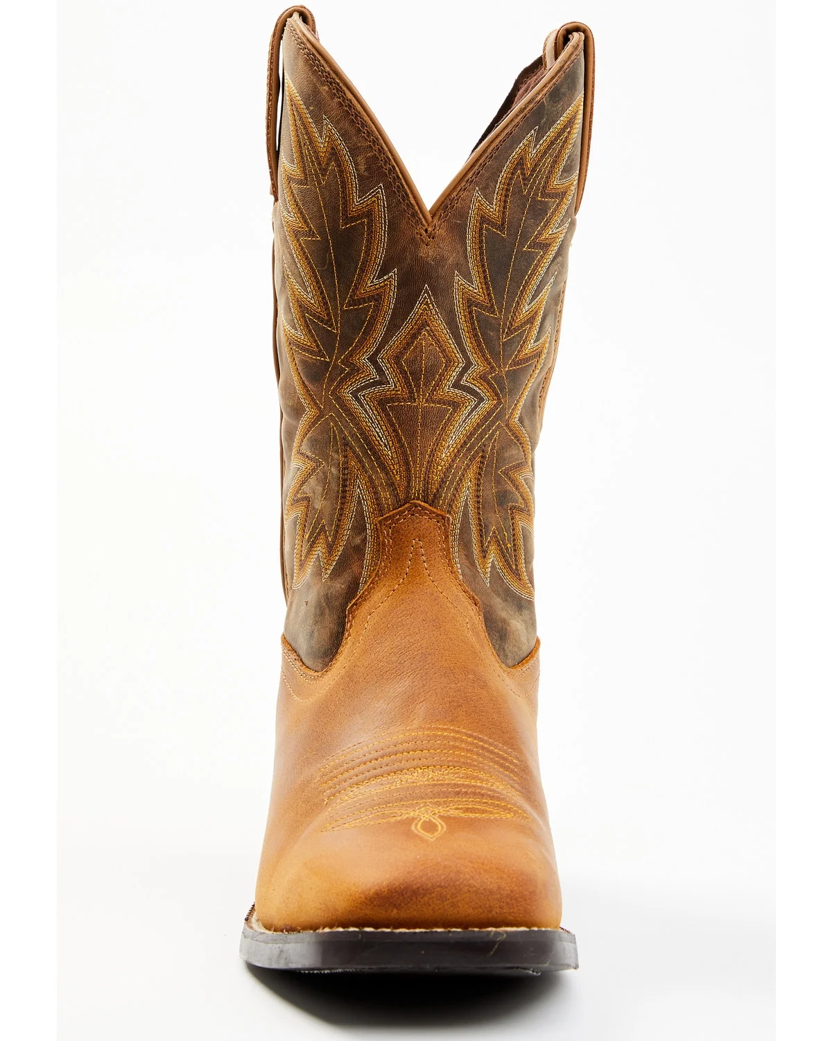 Durango Men's Westward Roughstock Western Boot Broad Square Toe Tan 13 D(M) US