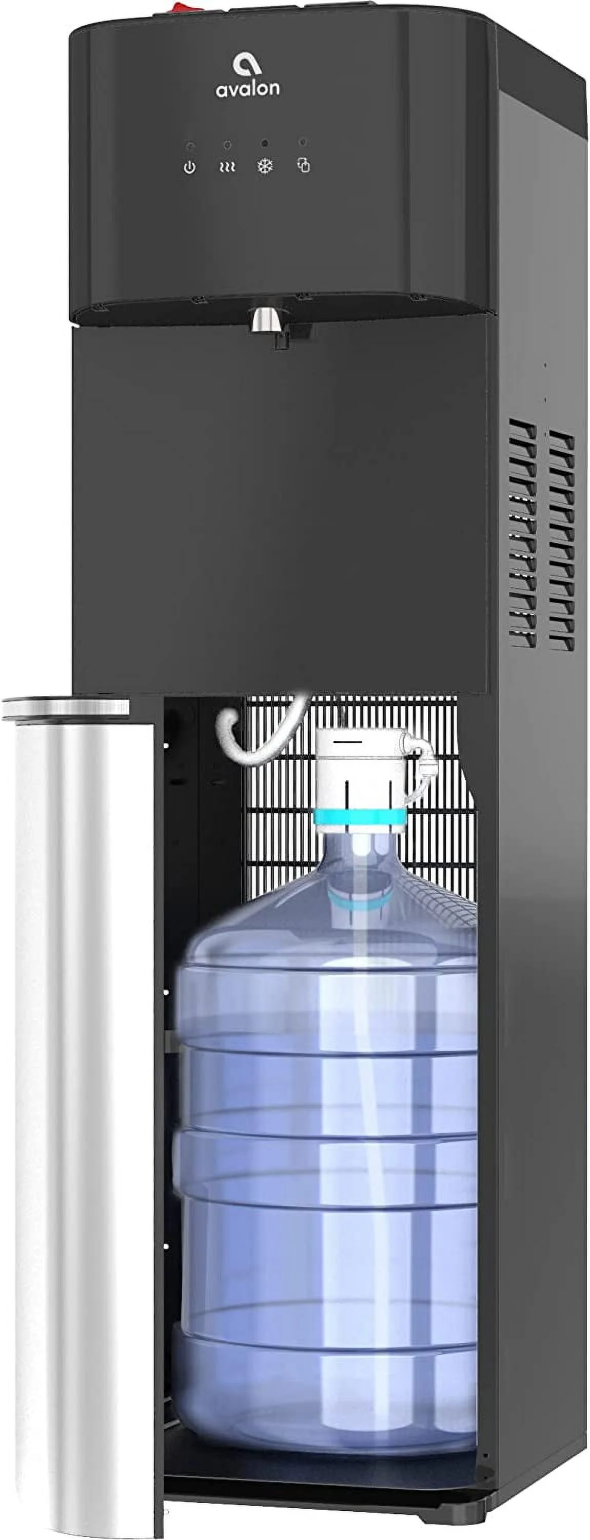 Bottom Loading Water Cooler Dispenser with BioGuard- 3 Temperature Settings- UL Listed- Bottled