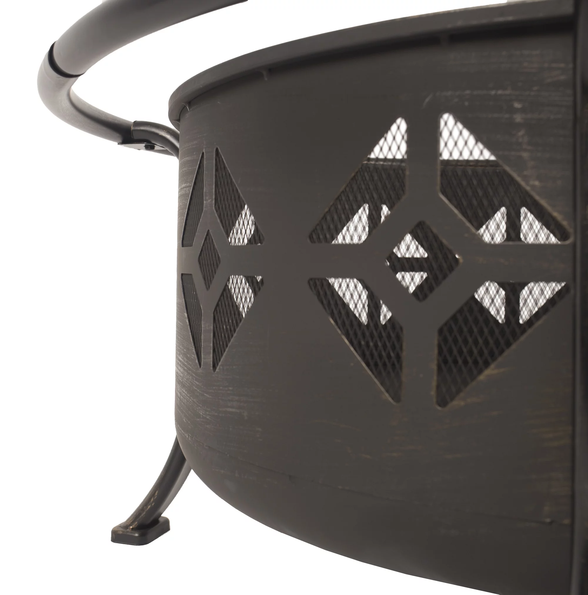 Pleasant Hearth Sunderland Deep Round Bowl Fire Pit, 36-Inch