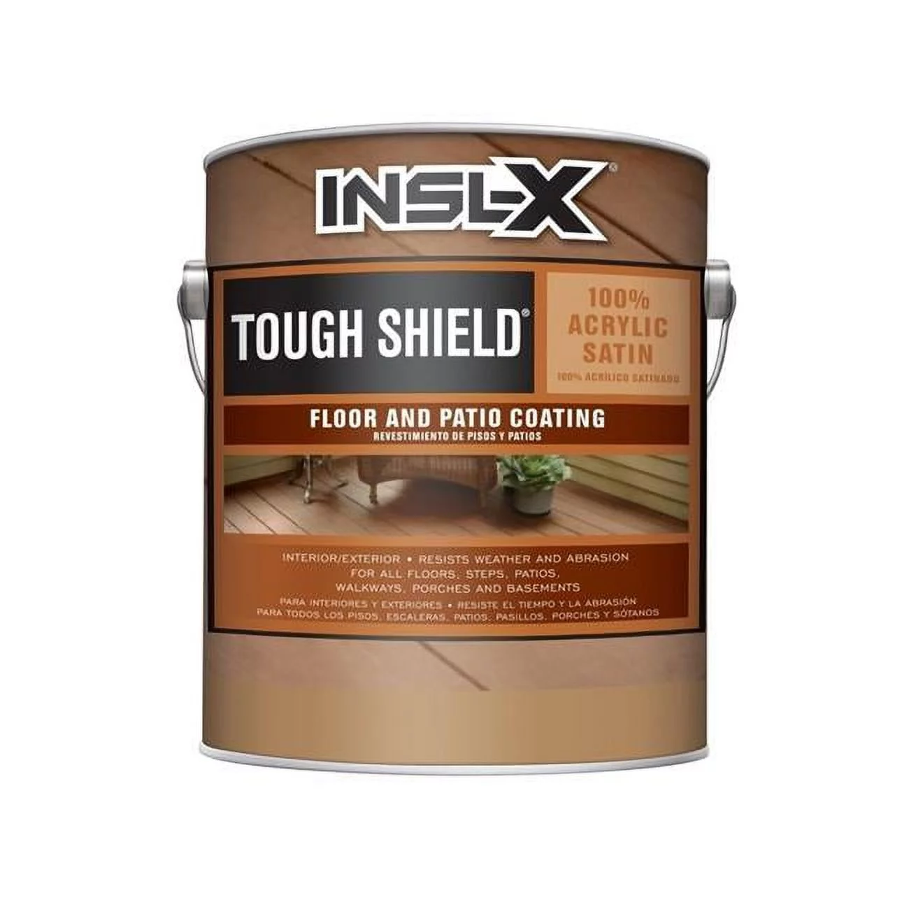 Ace  1 gal Insl-X Tough Sheild Satin Water-Based Floor & Patio Coating Paint, White
