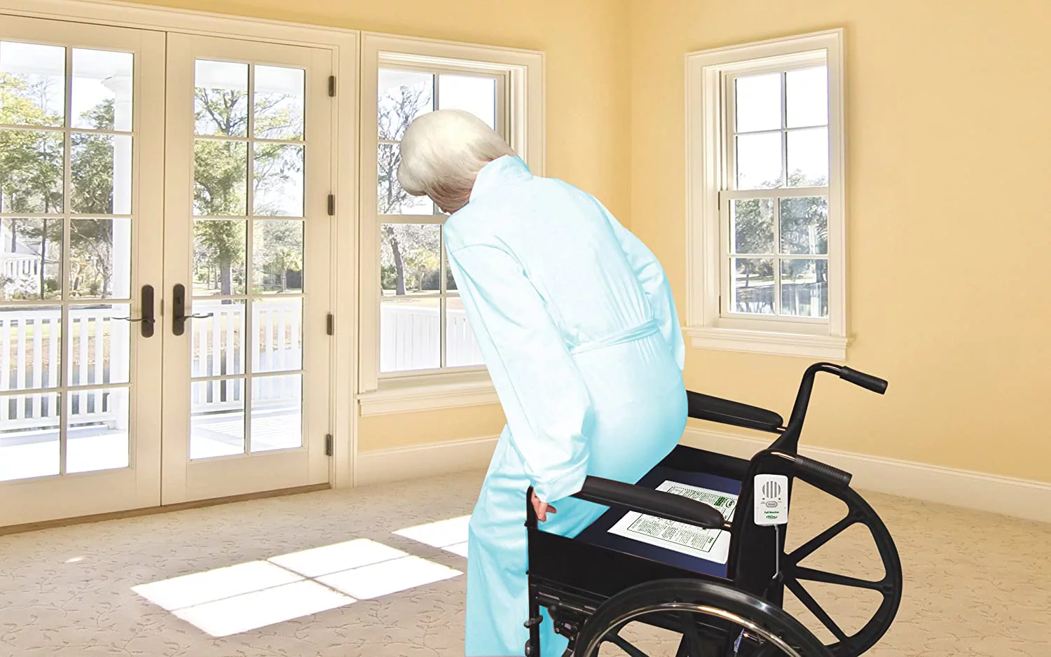 Smart Caregiver BC45-SYS Bargain Monitor and 7 inch x 15 inch 45 day chair sensor pad