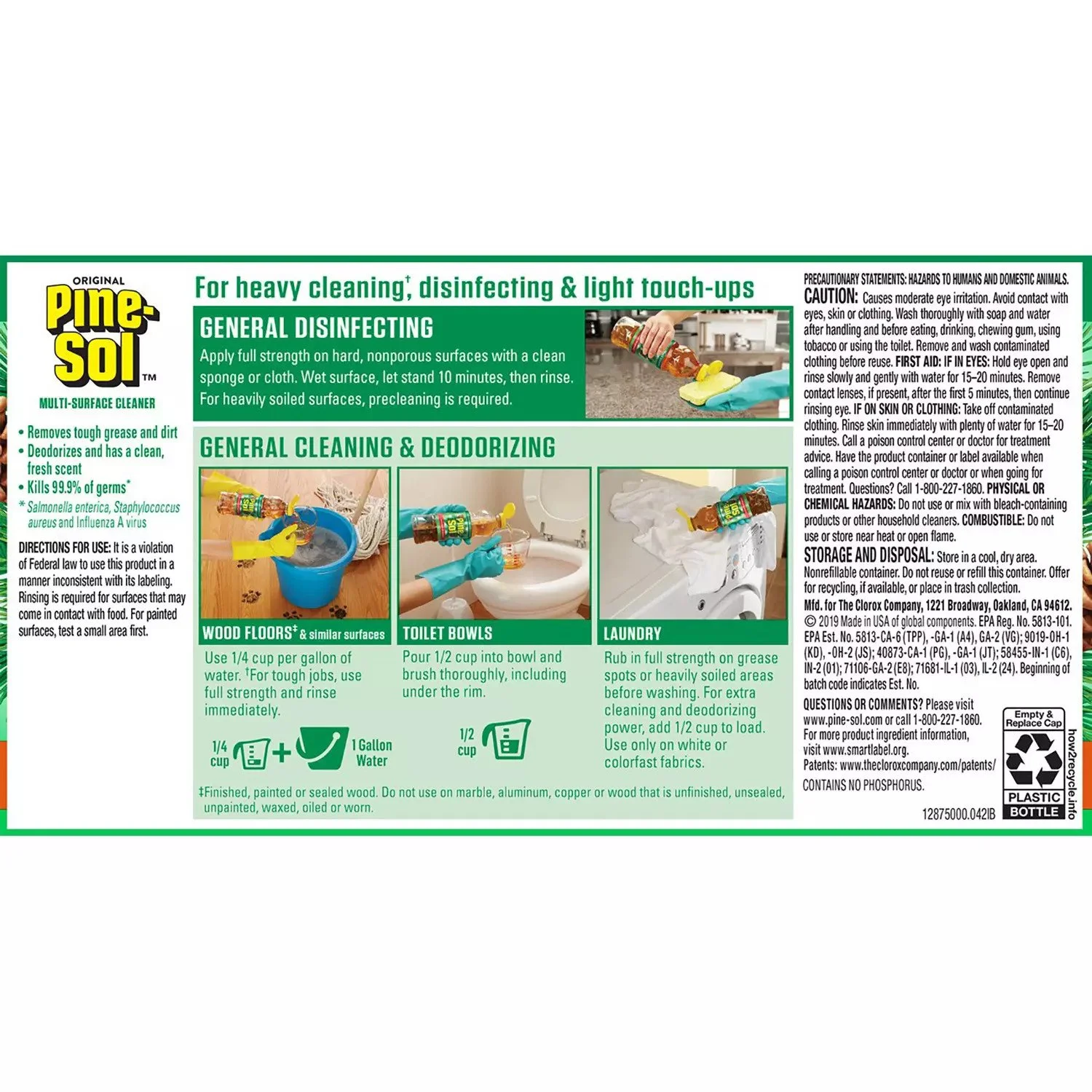 Pine So Surface Cleaners, 100 Fluid Ounce, 2 Count