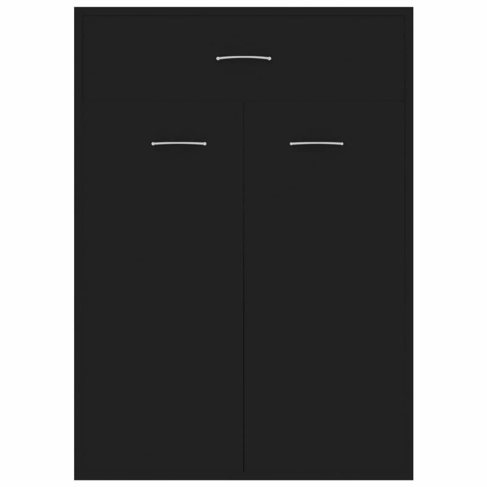 moobody Shoe Cabinet Black 23.6