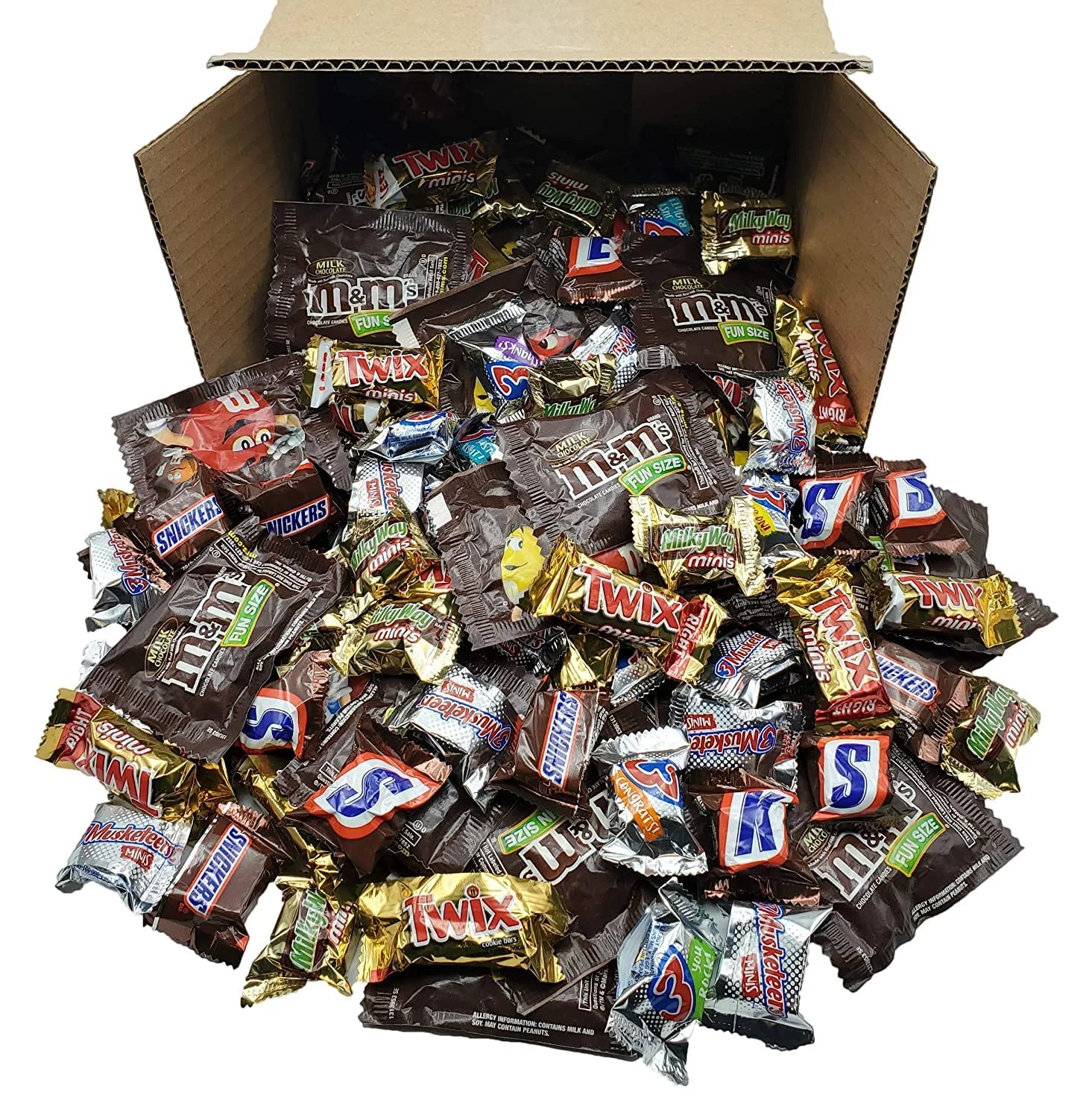Snickers, M&Ms, Twix, 3 Musketeers & Milky Way, Mars Chocolate Variety Mix - 2 Pounds (Pack Of 1)