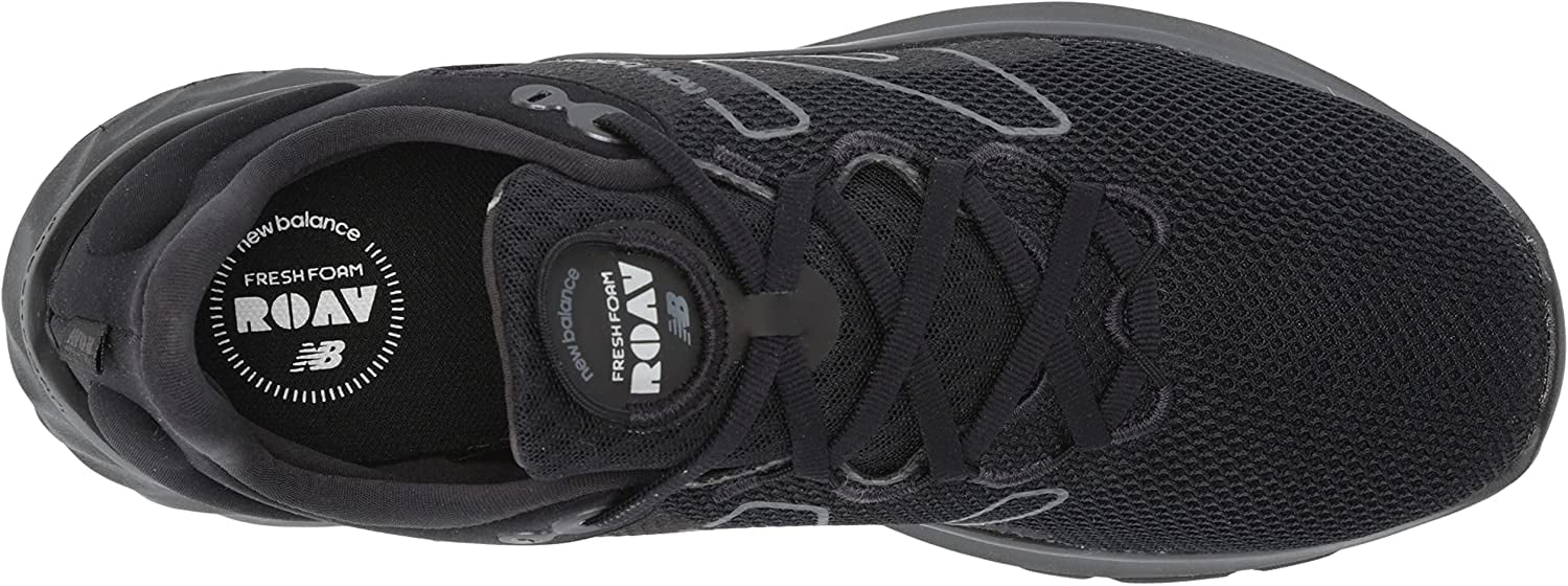 New Balance Mens Fresh Foam Roav V2 Sneaker 11.5 Black/Black/Magnet