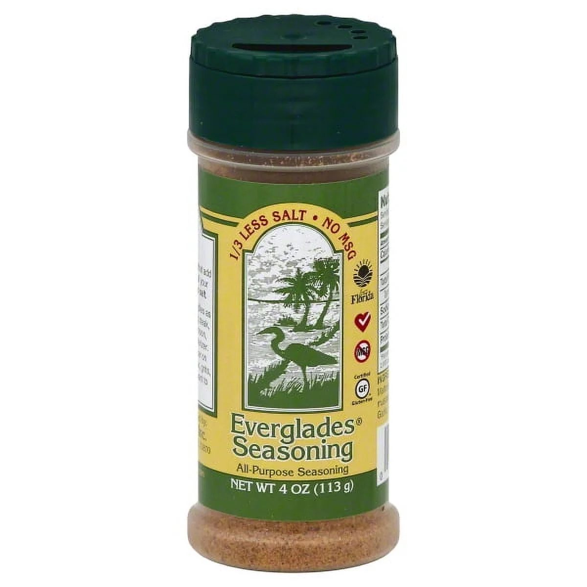 Everglades All-Purpose Less Salt Seasoning, 4 oz