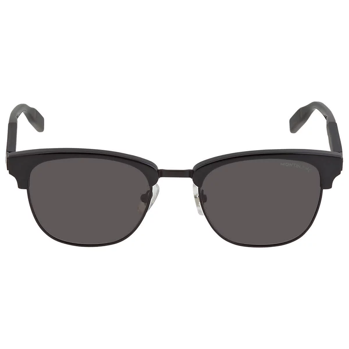 MontBlanc Grey Browline Men's Sunglasses MB0164S 001 52
