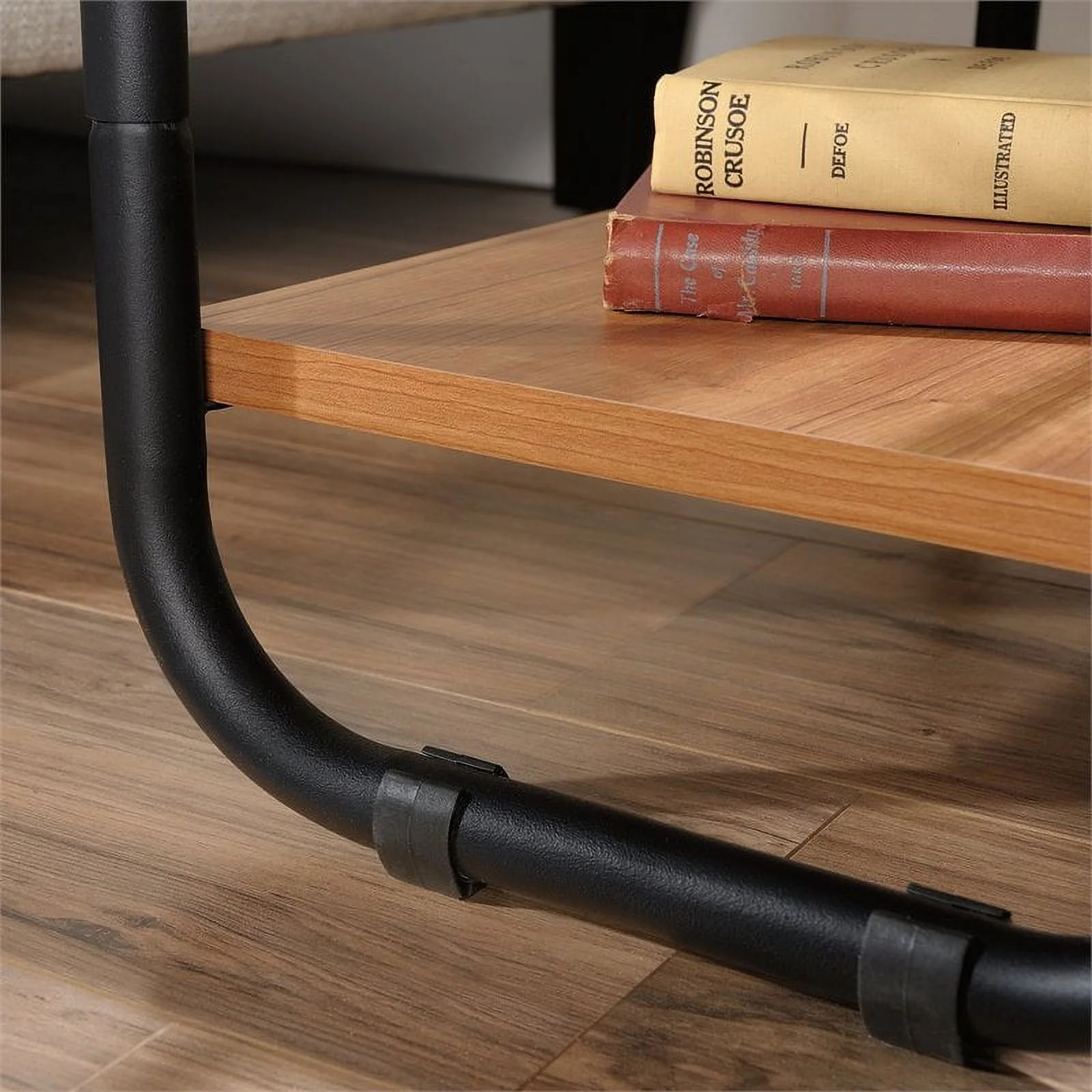 Sauder Union Plain 5-Shelf Open Bookcase, Prairie Cherry Finish