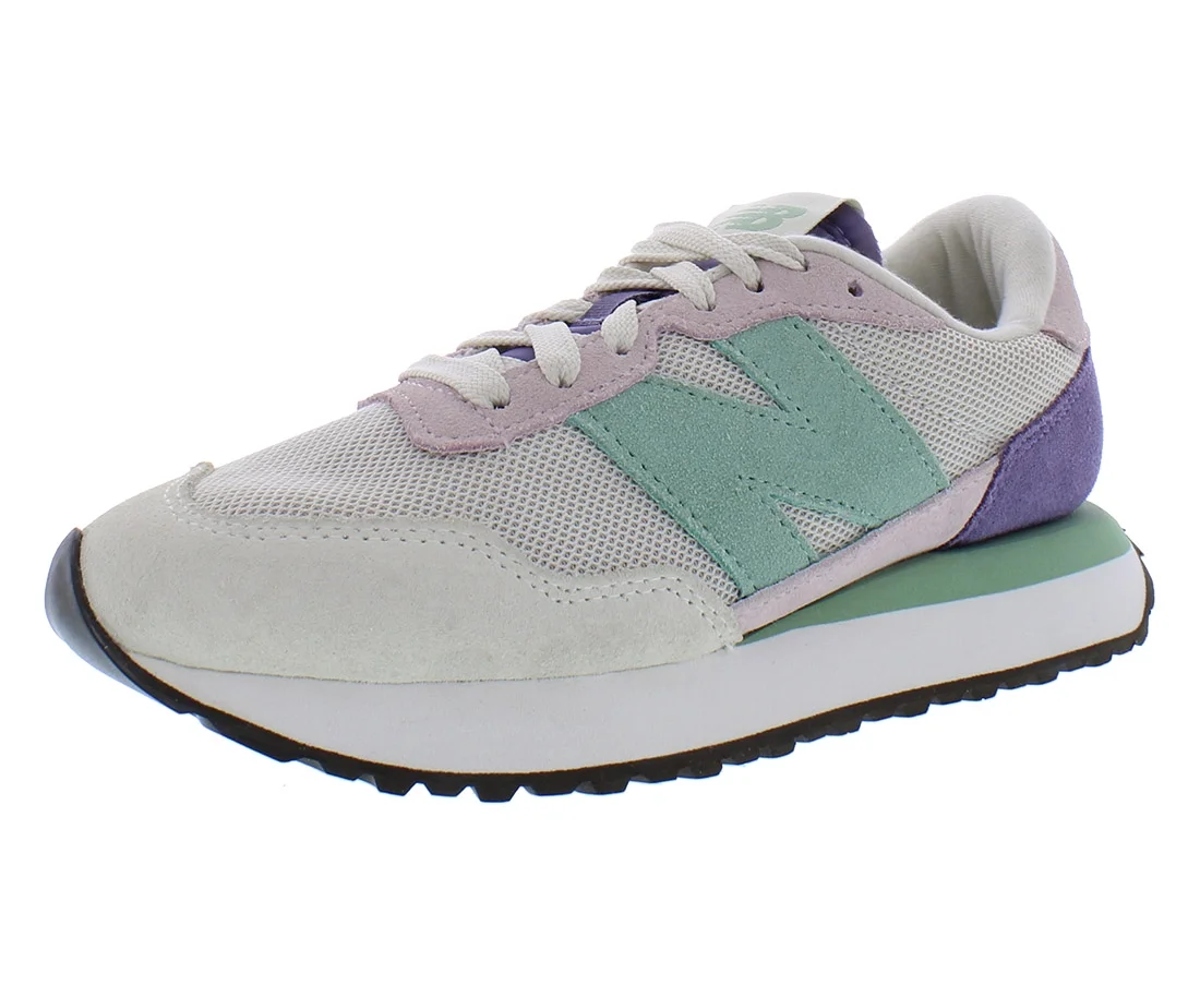 New Balance 237 Womens Shoes Size 7, Color: Beige/Green/Pink/Purple