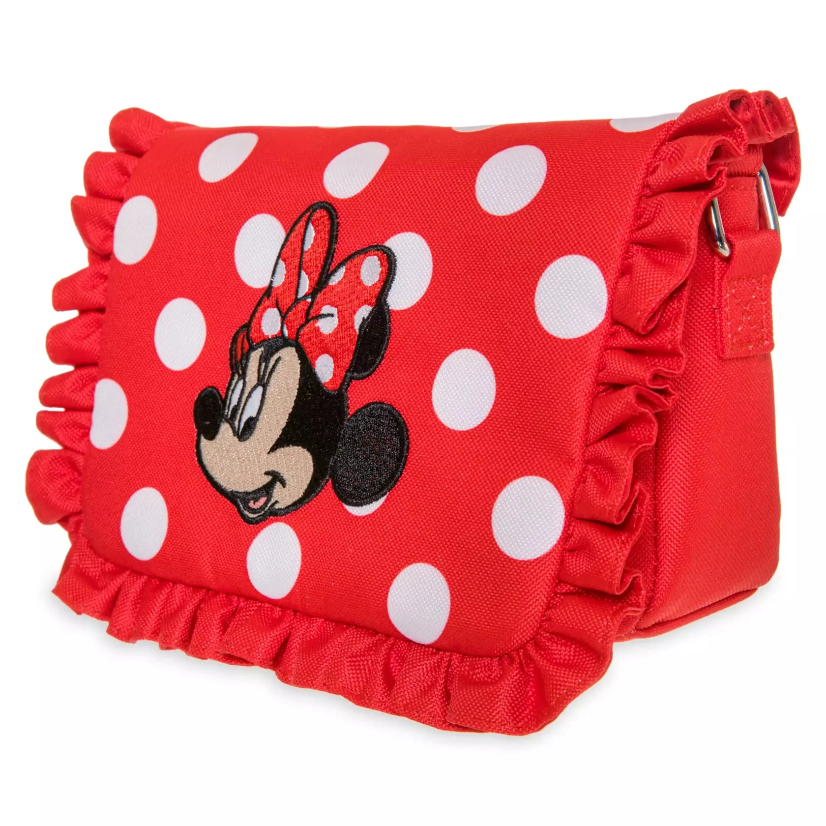 Disney Parks Minnie Mouse Crossbody Purse Red & White Polka Dots