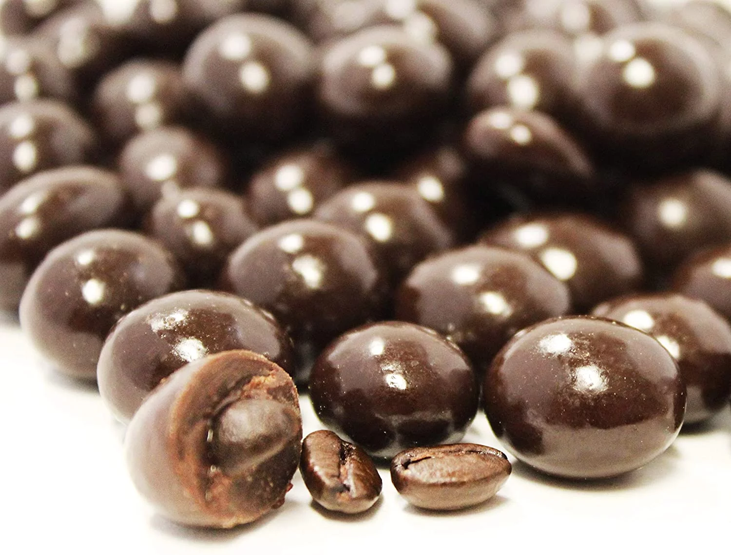 Sugar Dark Chocolate Covered Espresso Beans By , 2 Lbs Kosher Parve And Vegan Semisweet Chocolate