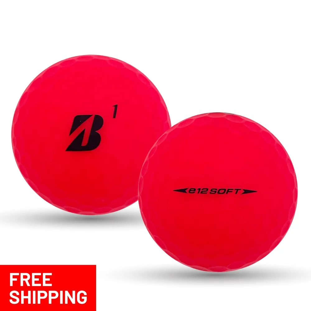 Pre-Owned 48 Bridgestone Matte Red 5A Recycled Golf Balls, by Mulligan Golf Balls