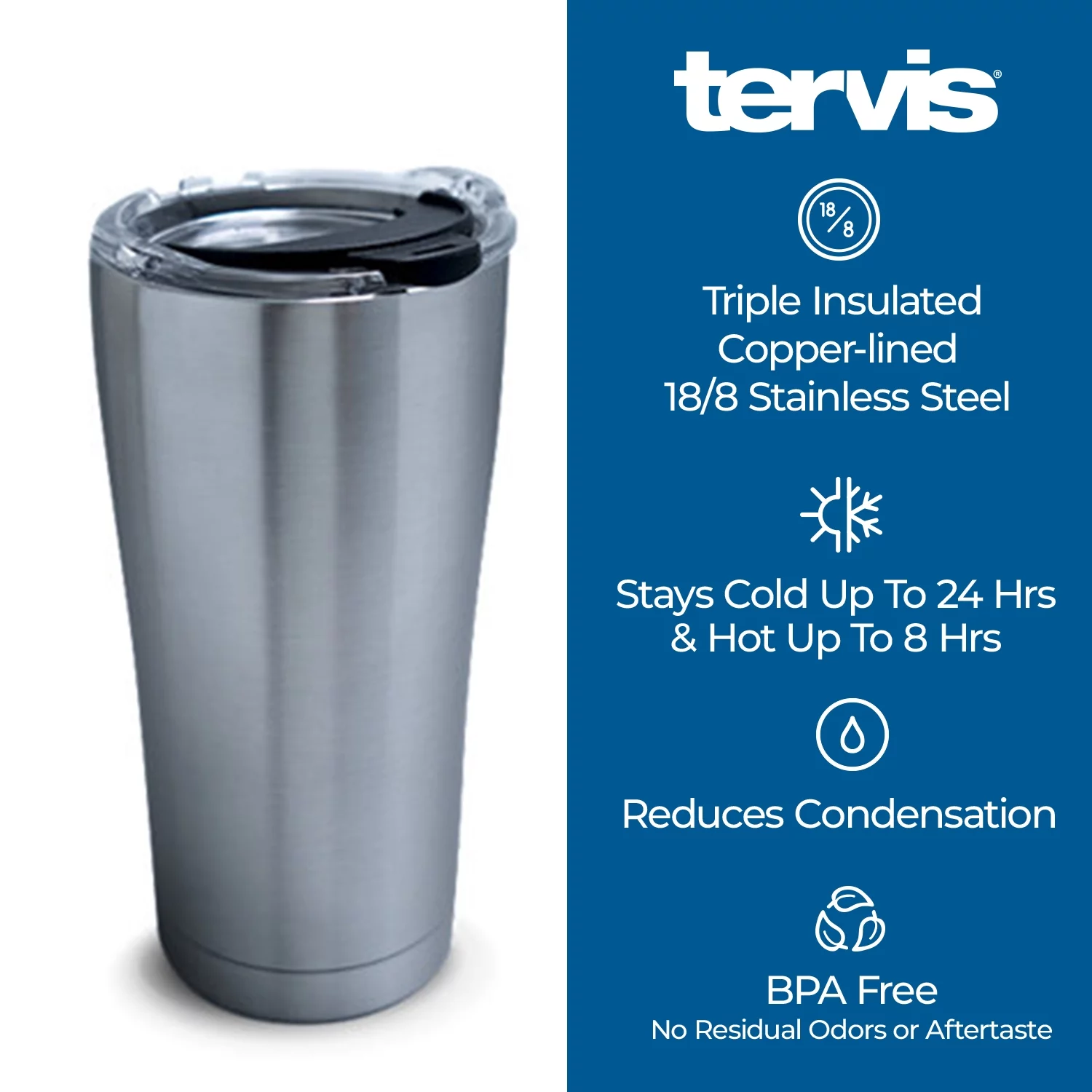Tervis Star Wars Rebels Triple Walled  Insulated Tumbler Travel Cup Keeps Drinks Cold & Hot, 20oz, Stainless Steel
