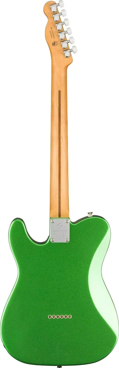 Fender PLAYER PLUS TELECASTER Electric Guitar (Cosmic Jade, Maple Fretboard)