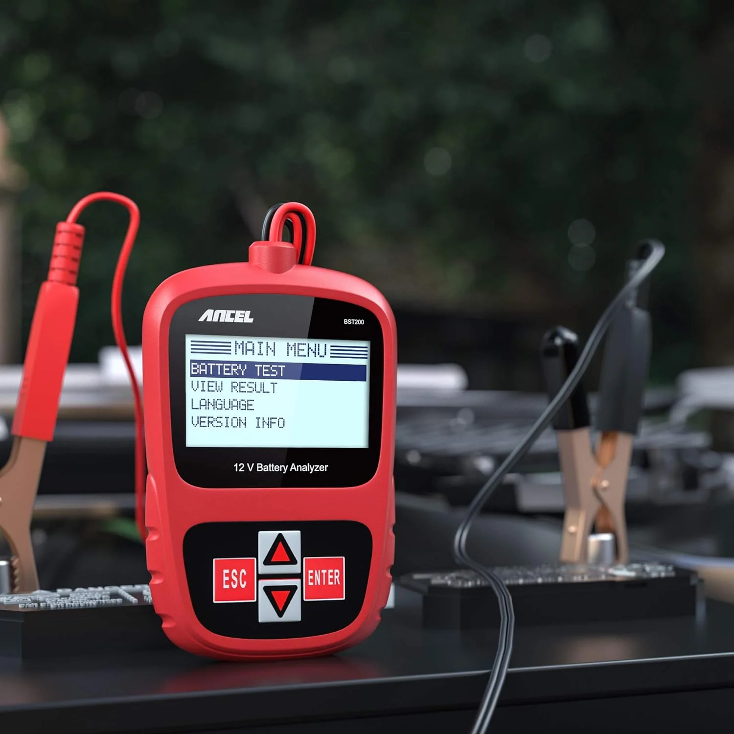 ANCEL BST200 12V Car Battery Load Tester and ANCEL AD310 Classic Enhanced Universal OBD II Scanner Car Engine Fault Code Reader