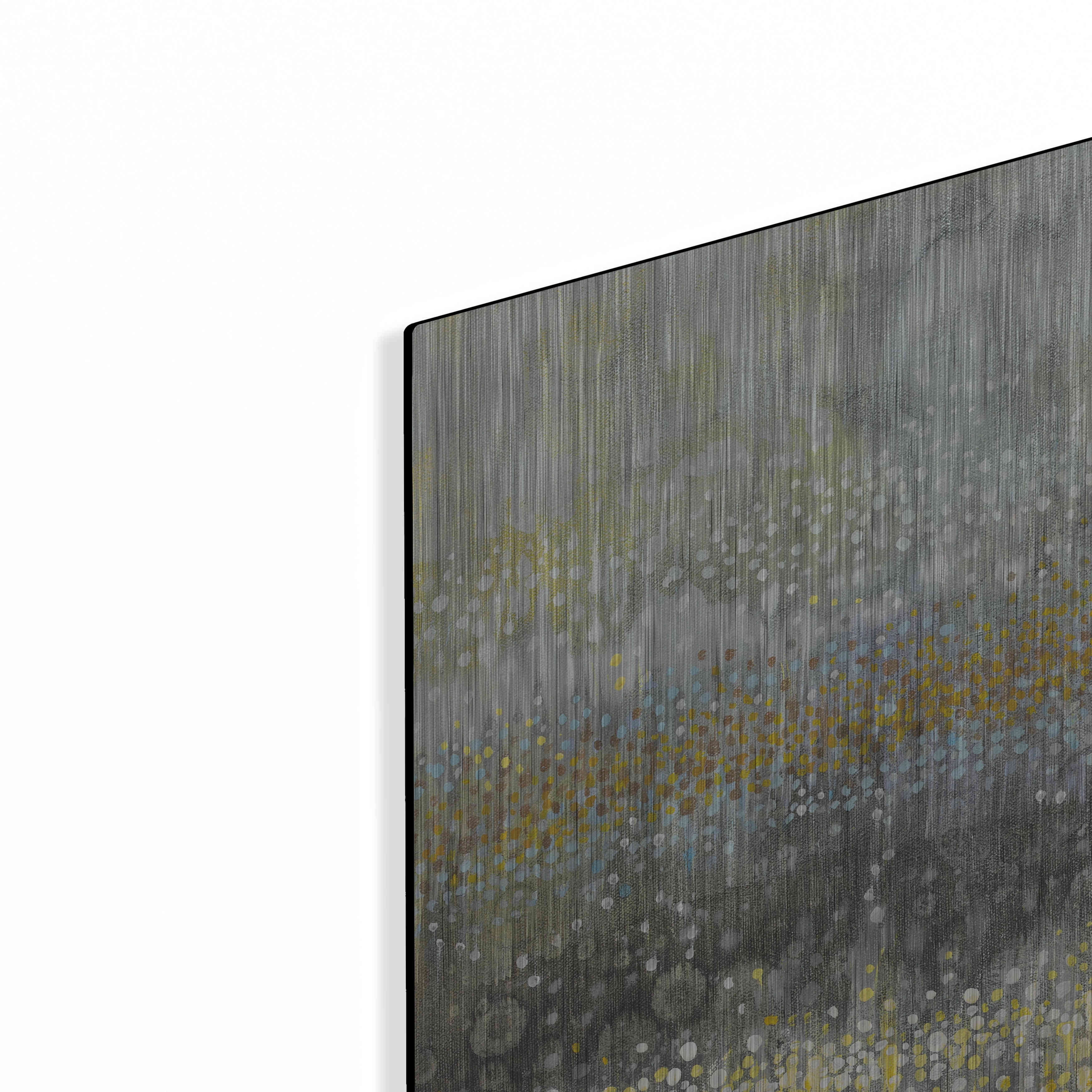 Luxe Metal Art 'Rain Abstract II' by Danhui Nai, Metal Wall Art, 36