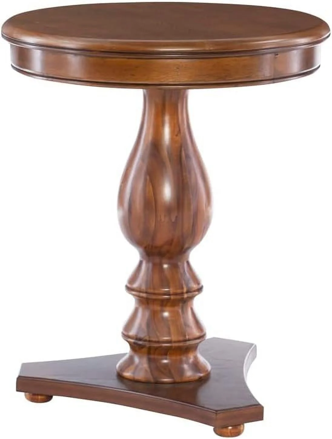Linon Bree Wood Accent Side Table In Hazelnut Brown