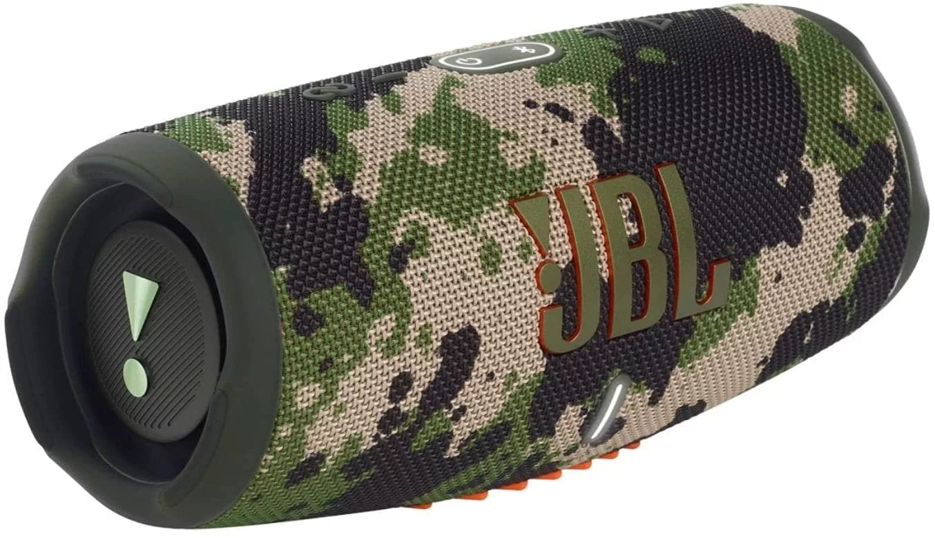 Speaker Charge 5 Waterproof Portable Bluetooth - Green Camouflage (Squad) - JBLCHARGE5SQUADAM