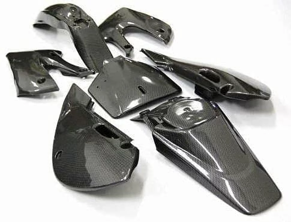 Plastic Body Fairing Carbon For Wolf Moto X-125 X125 Dirt Pit Bike 125cc