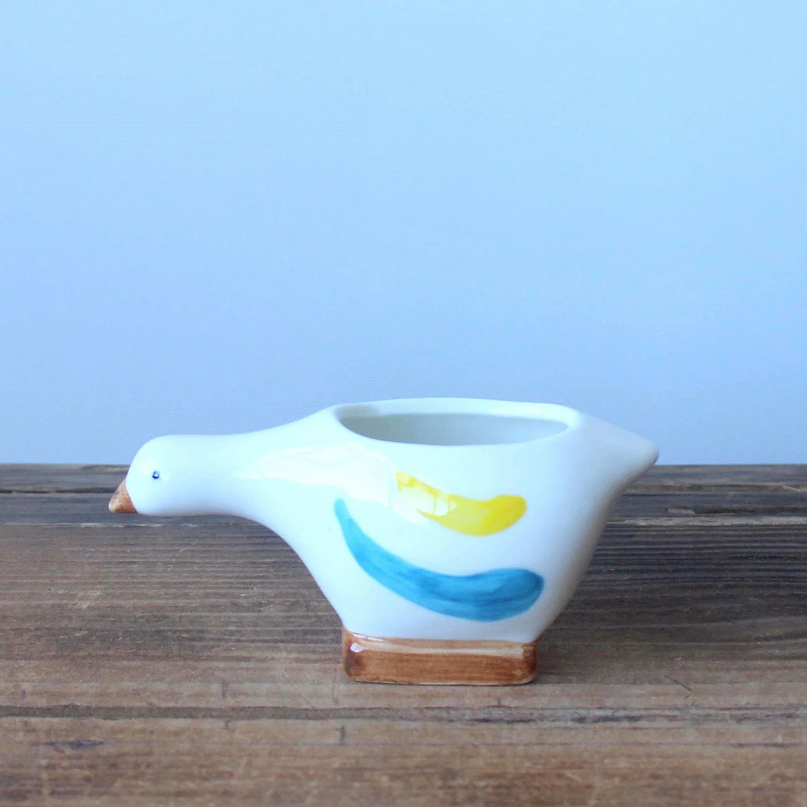 Hand-Painted Ceramic Chick Succulent Planter - Desktop Plant Pot