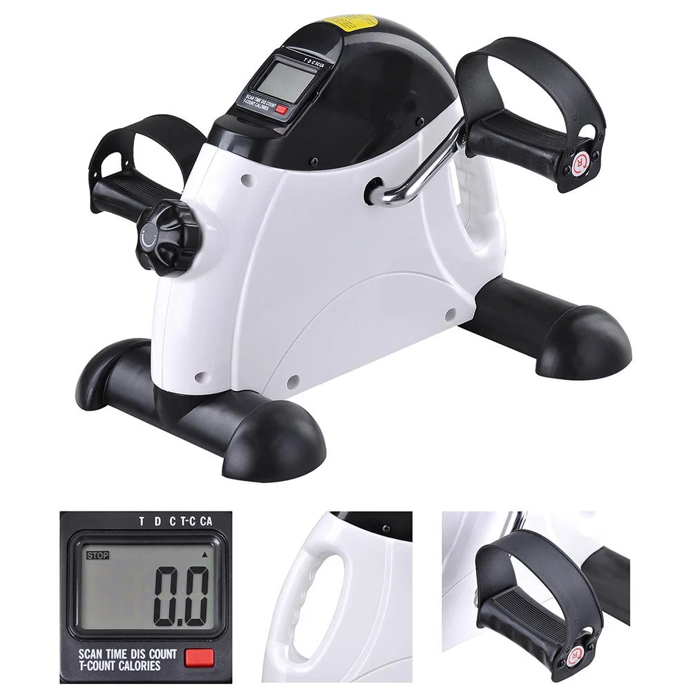 HomeDirect Portable Mini Pedal Exerciser Fitness Exercise Bike Cycle Arm Leg LCD Display Home office Under Desk