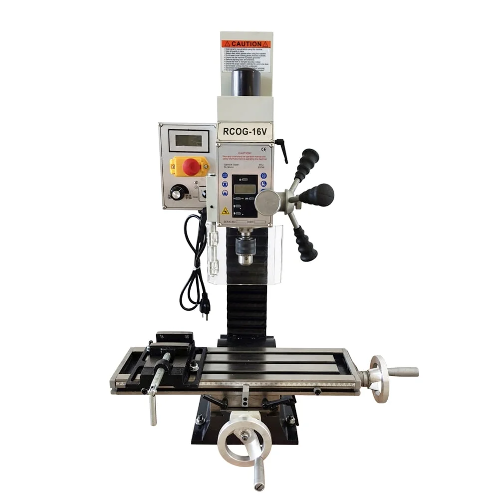 EQCOTWEA Brushless Precision Milling and Drilling Machine Benchtop Horizontal Lathe
