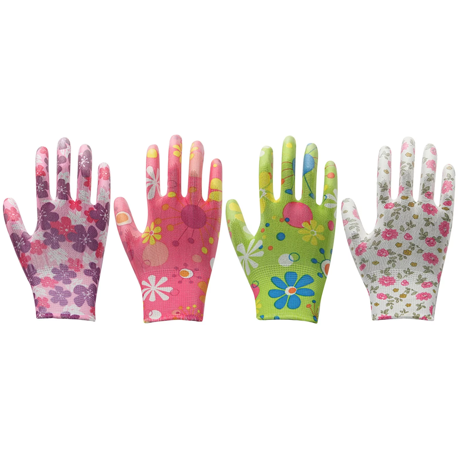 Gloves Gardening Labor Gloves Wear Multi Color Work Gloves Printing Coating Gloves Tsunami Gloves Pet Cleaning Gloves Gloves for Washing Small Gloves 1000 Mens Small Work Gloves Gloves for