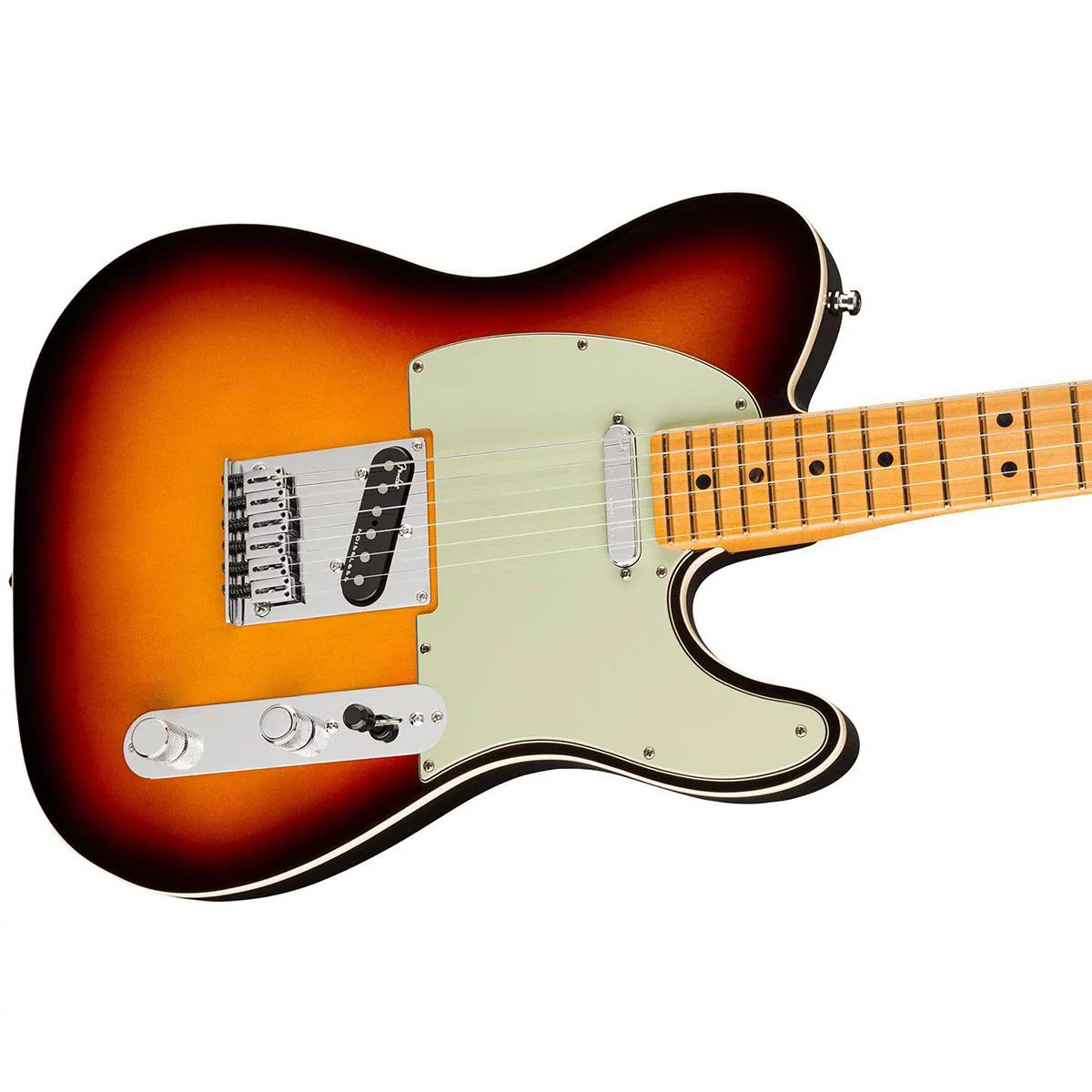 Fender American Ultra Telecaster Electric Guitar (Ultraburst, Maple Fretboard)
