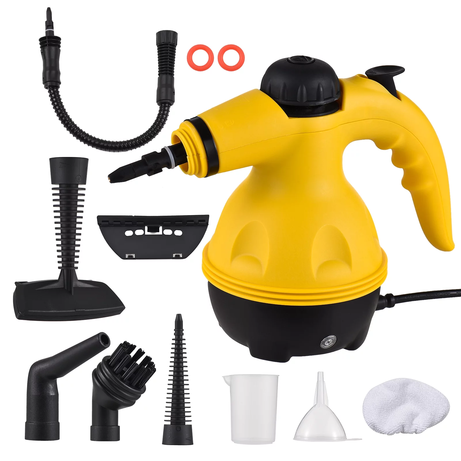 Handheld Steam Cleaner 1200W Portable High Temperature Pressurized Steam Cleaning Machine with 10PCS Accessory for Kitchen Sofa Bathroom Car Window