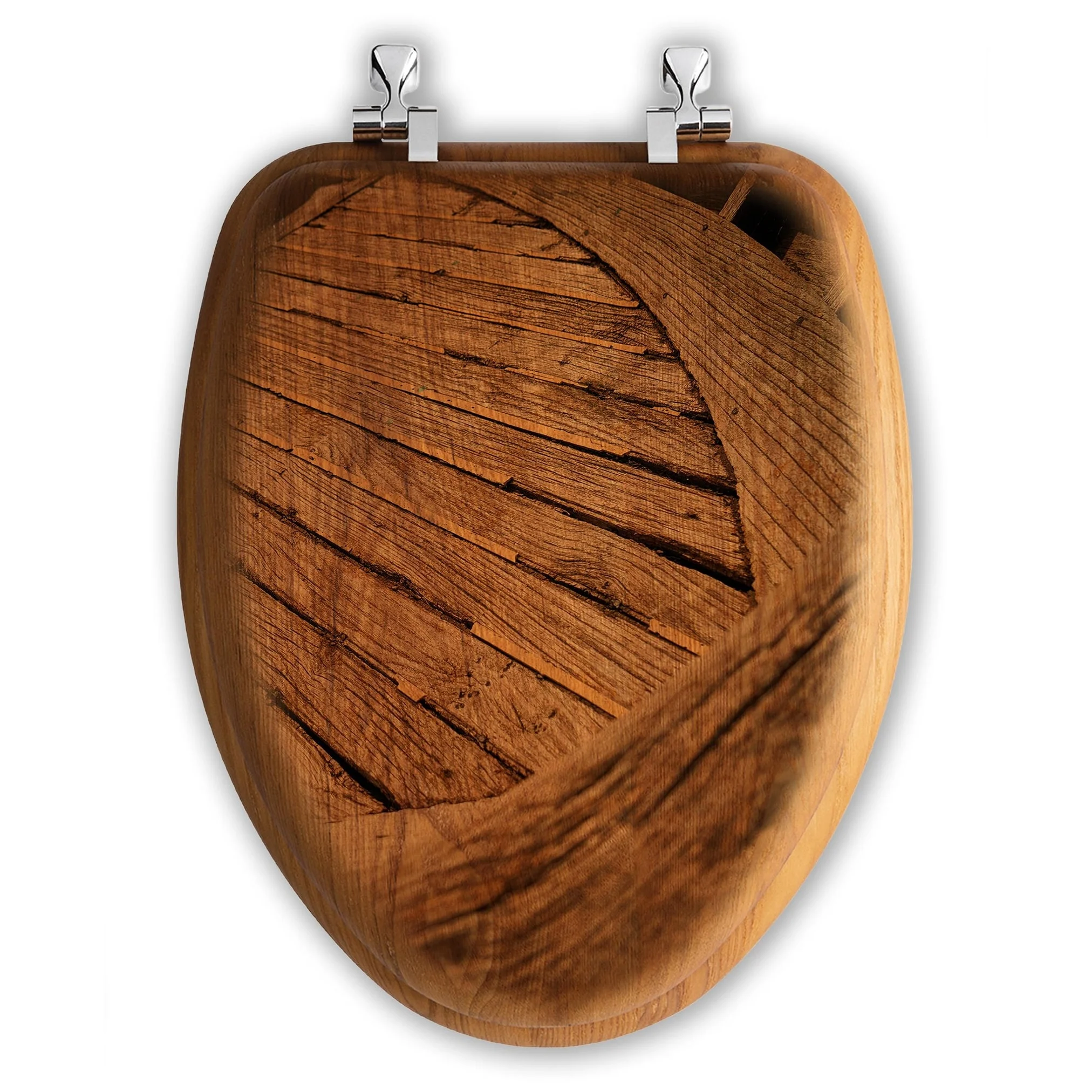 House & Homebody Co. Oak Toilet Seat - Weathered Woodcraft Elongated