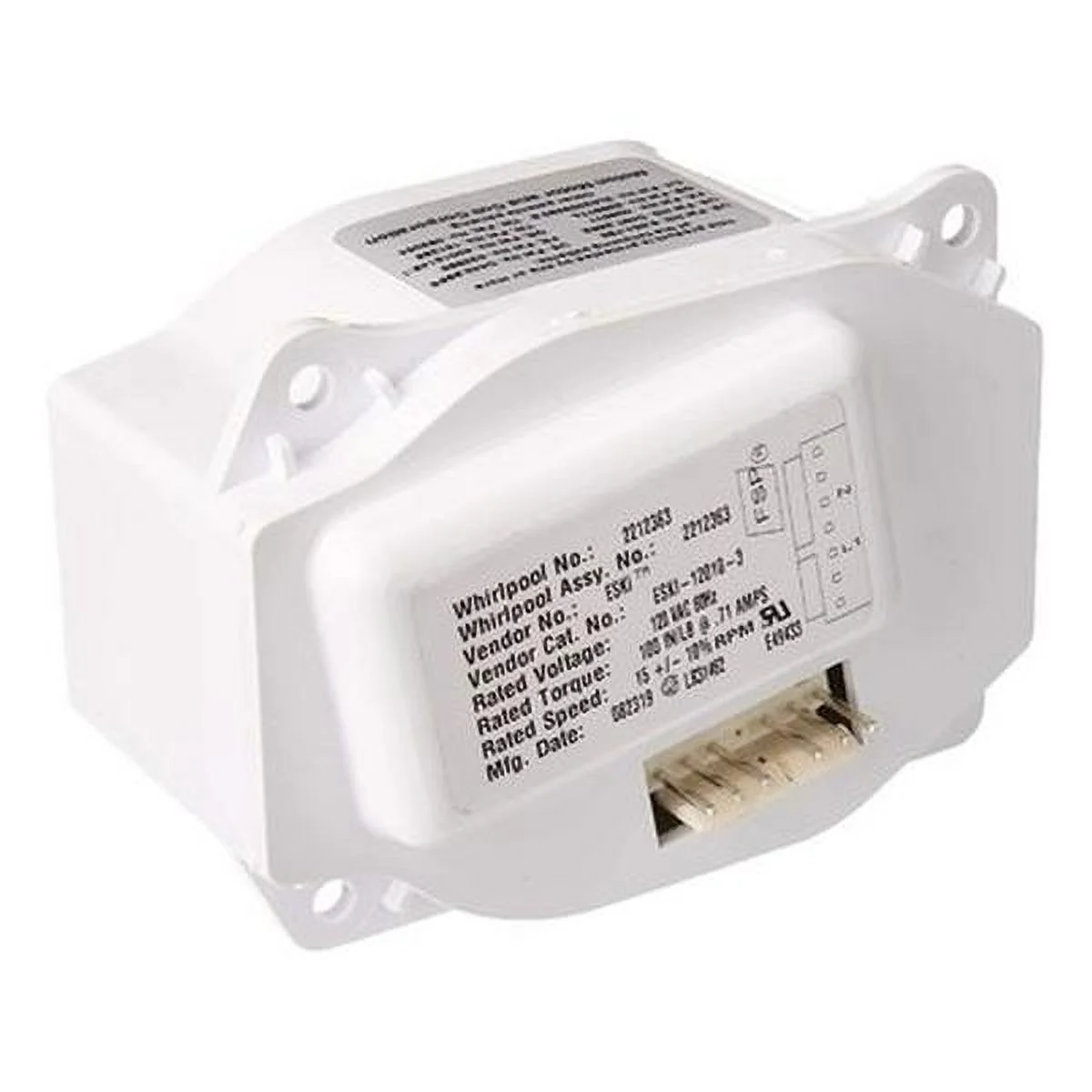 WHIRLPOOL WP2212363 REFRIGERATOR AUGER MOTOR - OEM PART