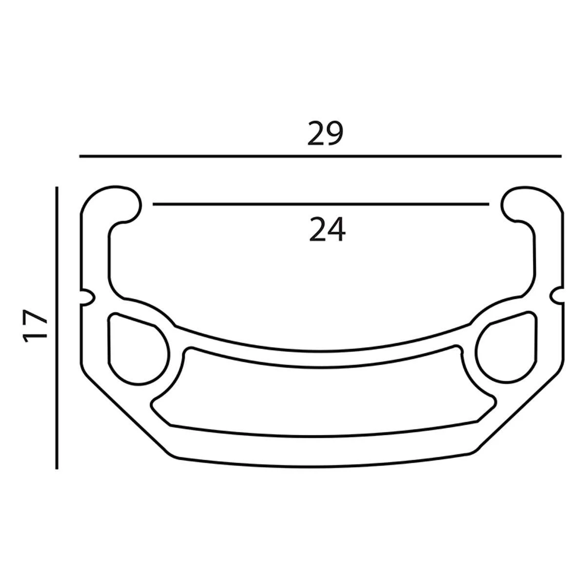 Se Bikes Rim 24 507X24 J24Sg 36 Rd/Nmsw