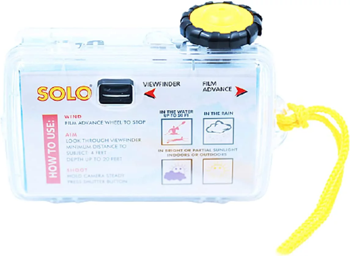 Waterproof Disposable Camera Single Use 35mm Film - 400 Speed, 27 Exposures