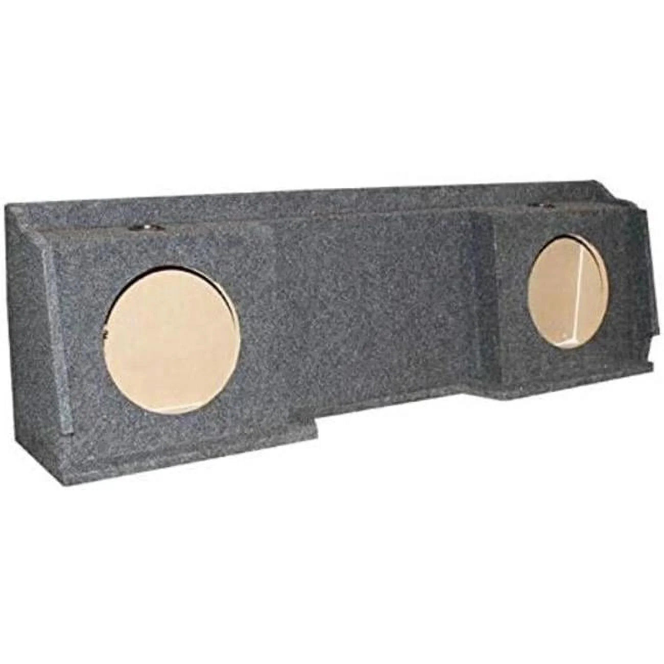 Q Power  12 in. 2-Hole Downward-Firing Sealed Subwoofer Enclosure for 1999-2006 Xcab Downfire GMC12 Df