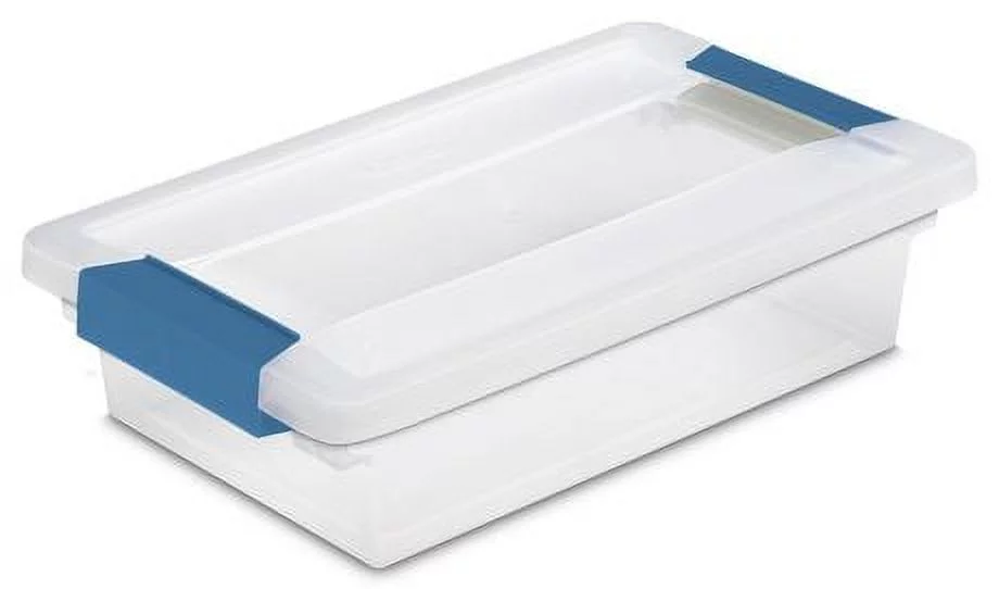 Sterilite, Small Clip Box, Clear (Pack of 2)