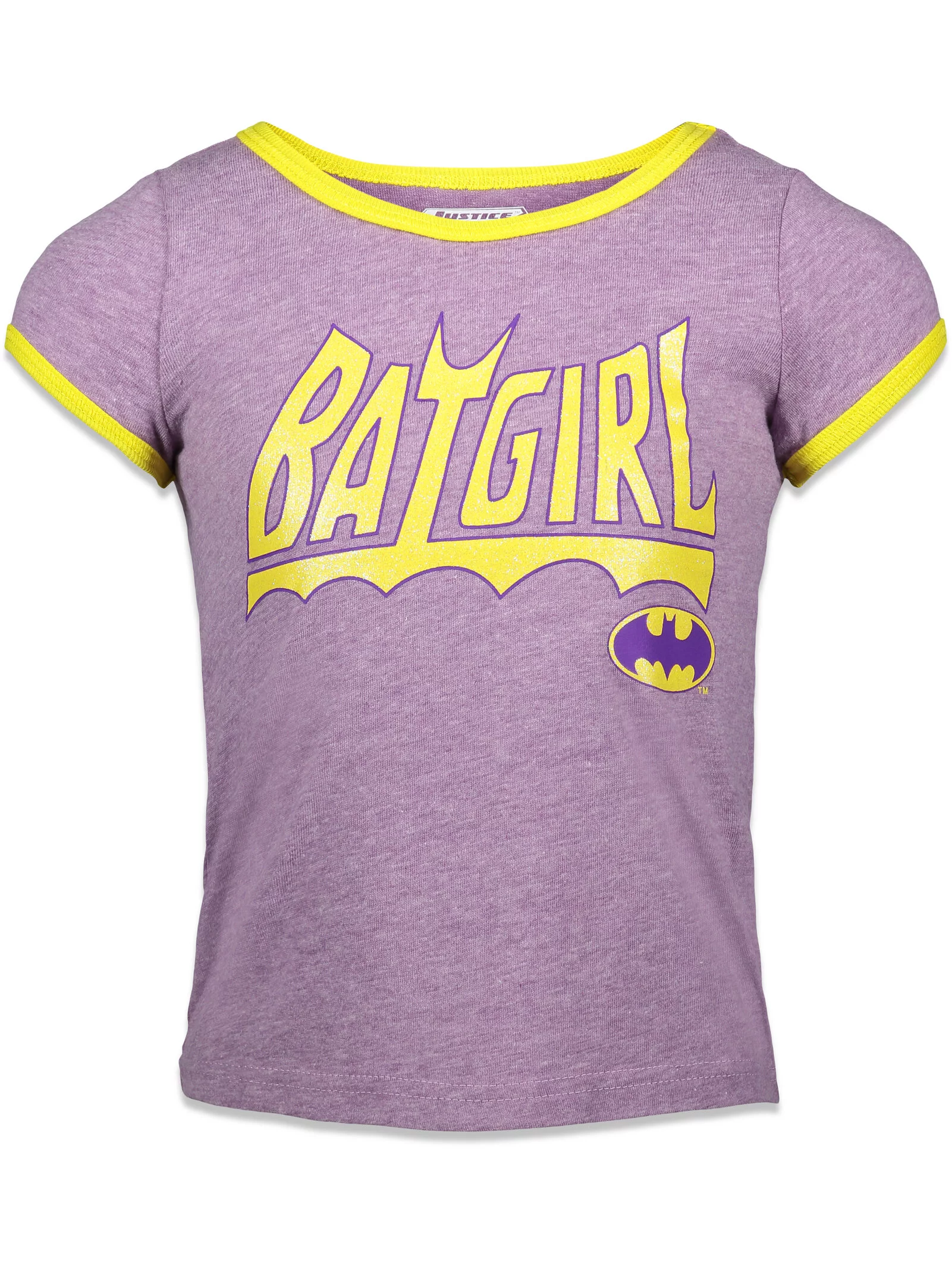 DC Comics Justice League Wonder Woman Super Girl Batgirl Big Girls 3 Pack T-Shirts Toddler to Big Kid