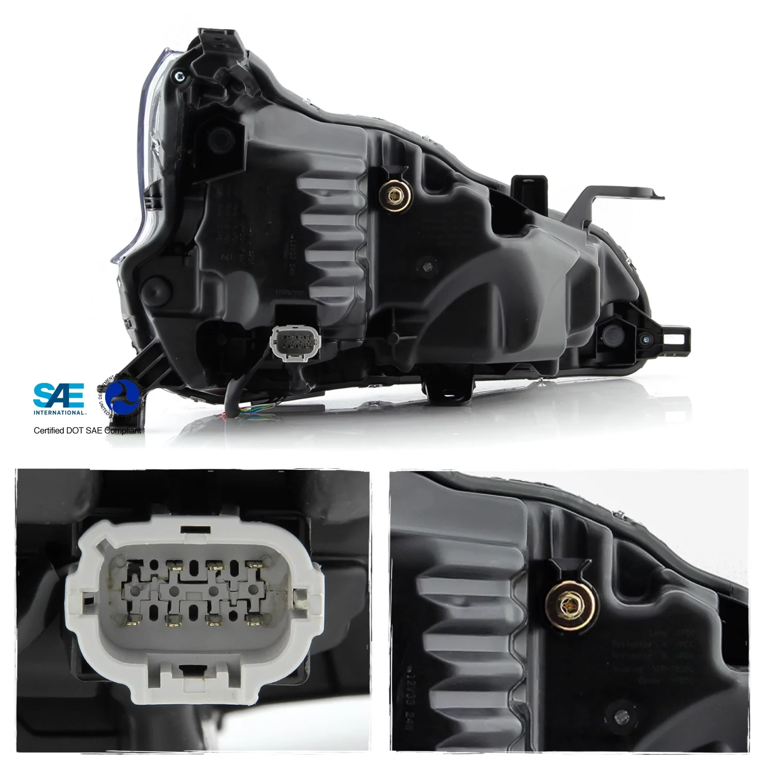 AKKON - Fits 2019-2022 Nissan Altima LED Projector OE Headlights w/ High Beam Assist - Left Replacement