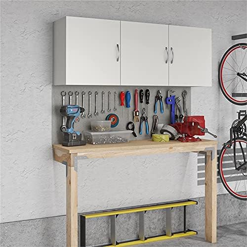 GEROBOOM Engineered Wood Transitional 54" Wall Cabinet in White