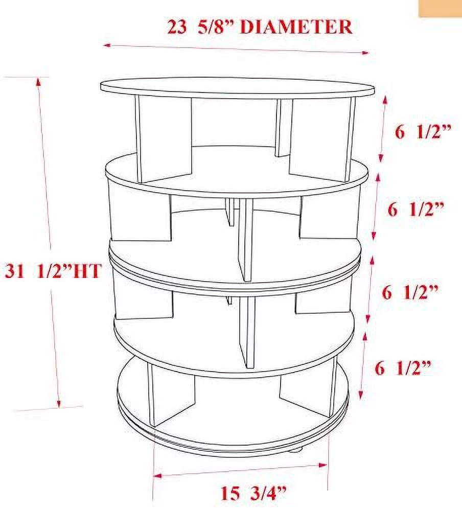 JDZHAPPYLIFE \u2013 4-Tier Revolving Free Standing Lazy Susan Shoe Rack  Organizer (White)