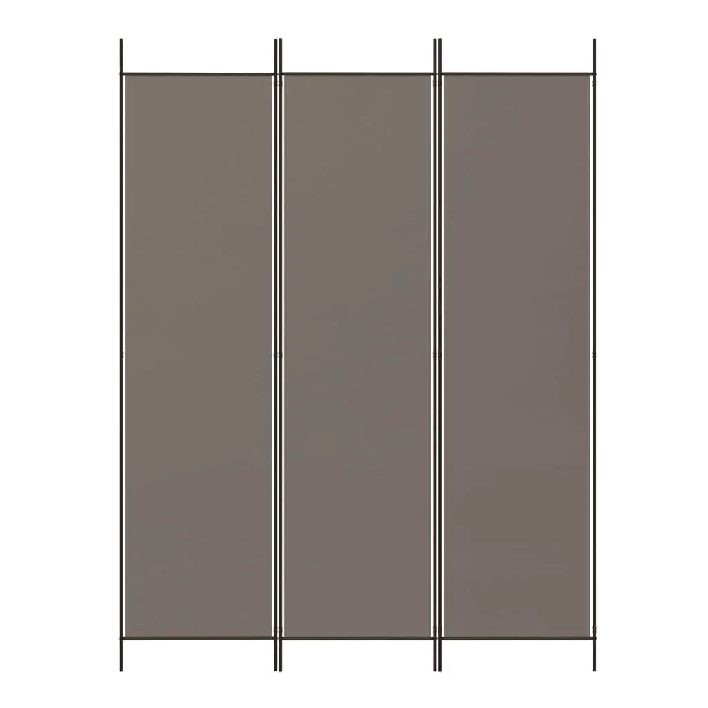 Anself 3-Panel Room Divider Anthracite 59.1